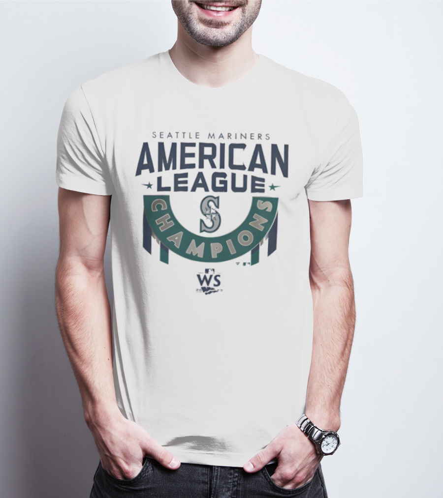 Seattle Mariners American League Champions 2025 Baseball T-Shirt
