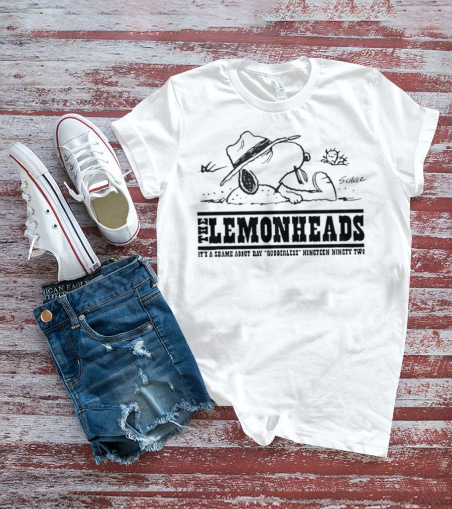 Lemonheads Snoopy Rudderless Tour Design T-Shirt
