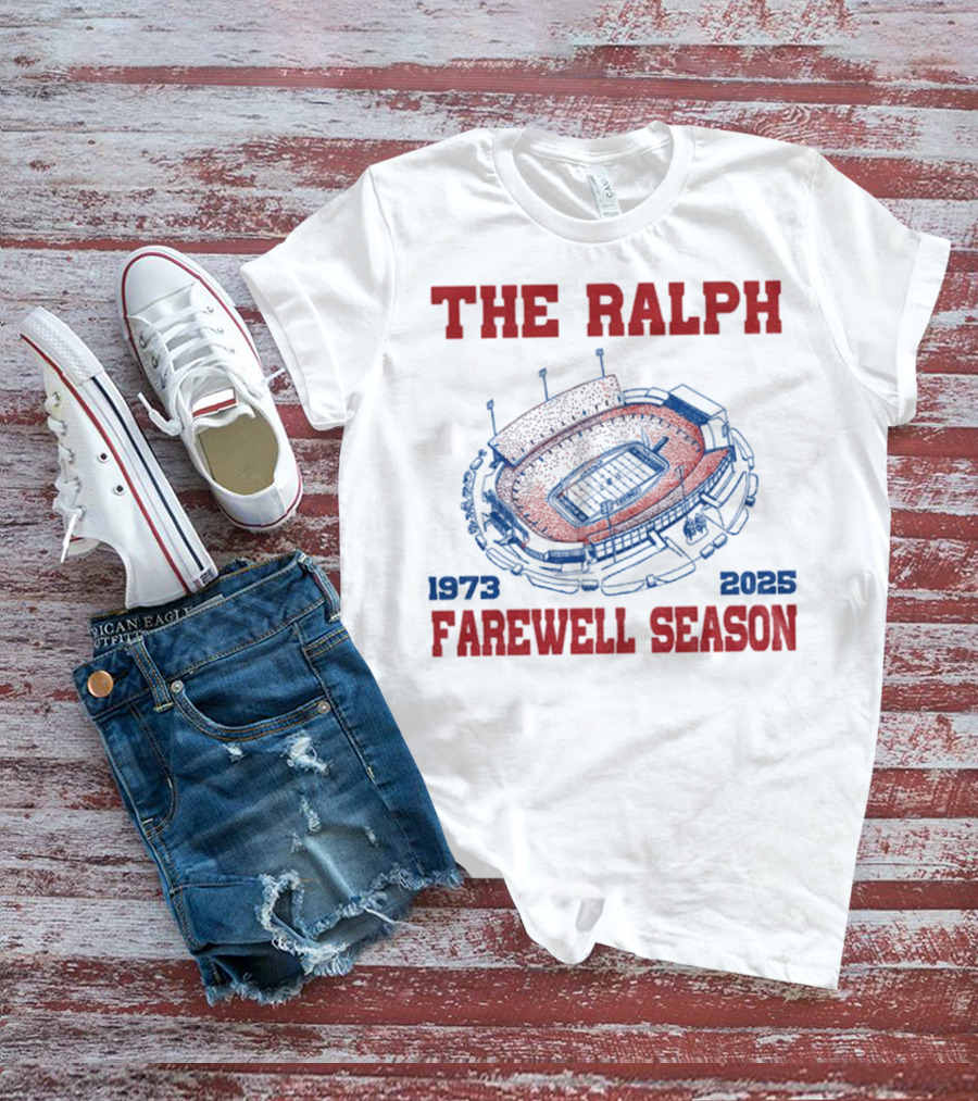 The Ralph Stadium Farewell Season 1973-2025 Buffalo Bills NFL T-Shirt