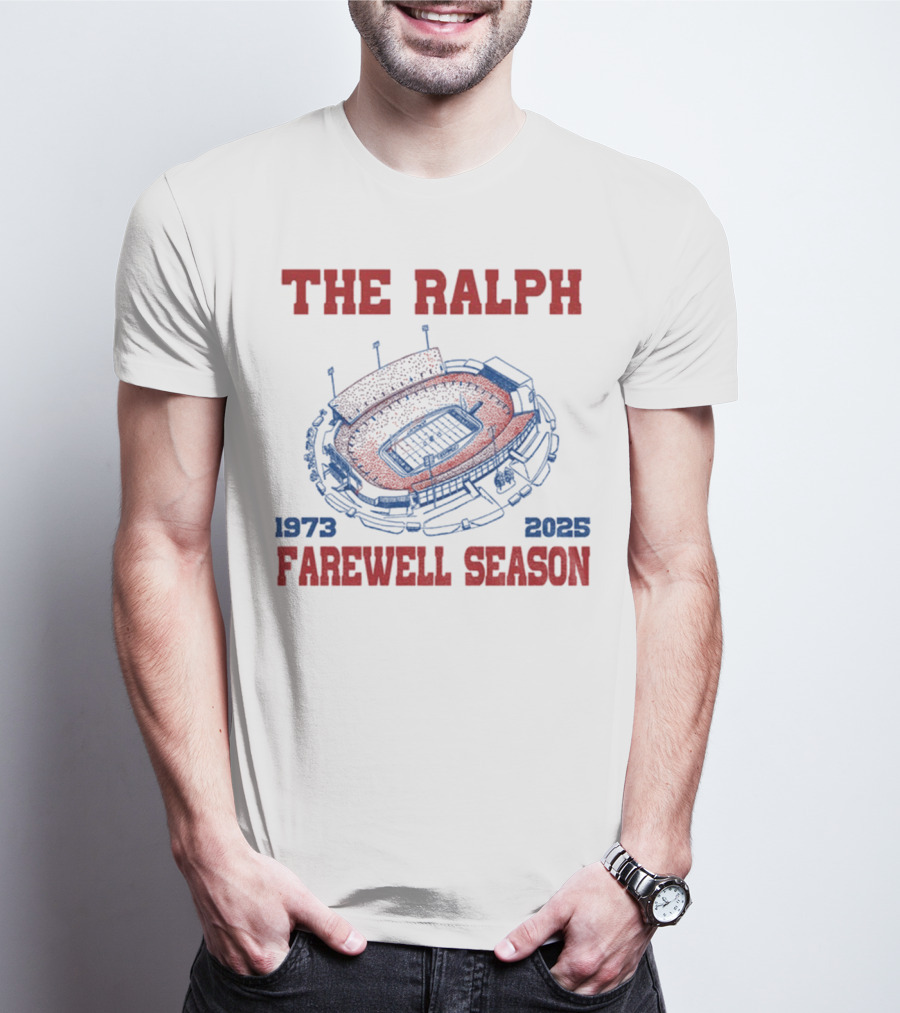 The Ralph Stadium Farewell Season 1973-2025 Buffalo Bills NFL T-Shirt
