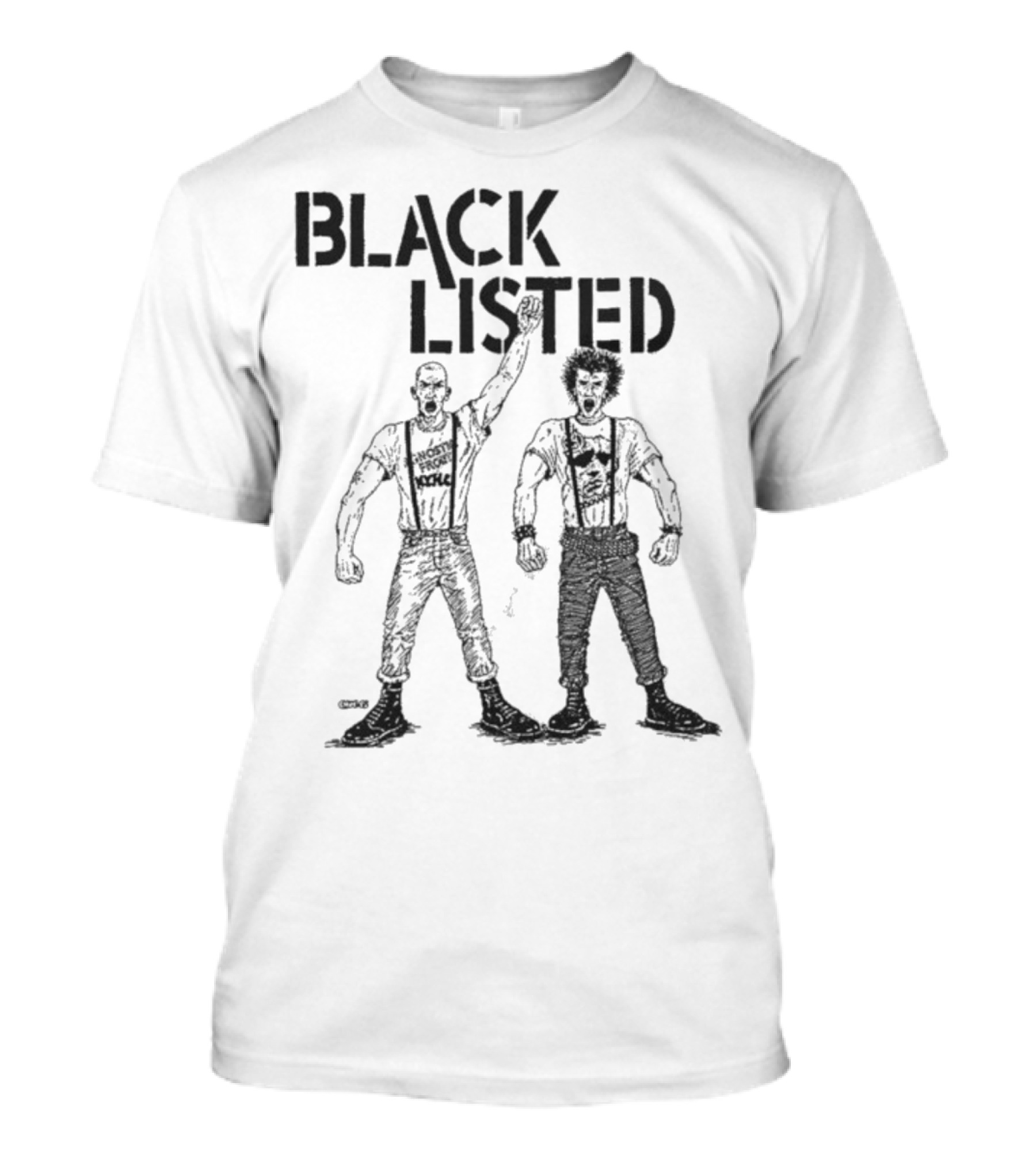 Blacklisted AF Rip Iconic Duo Standing Image T-Shirt