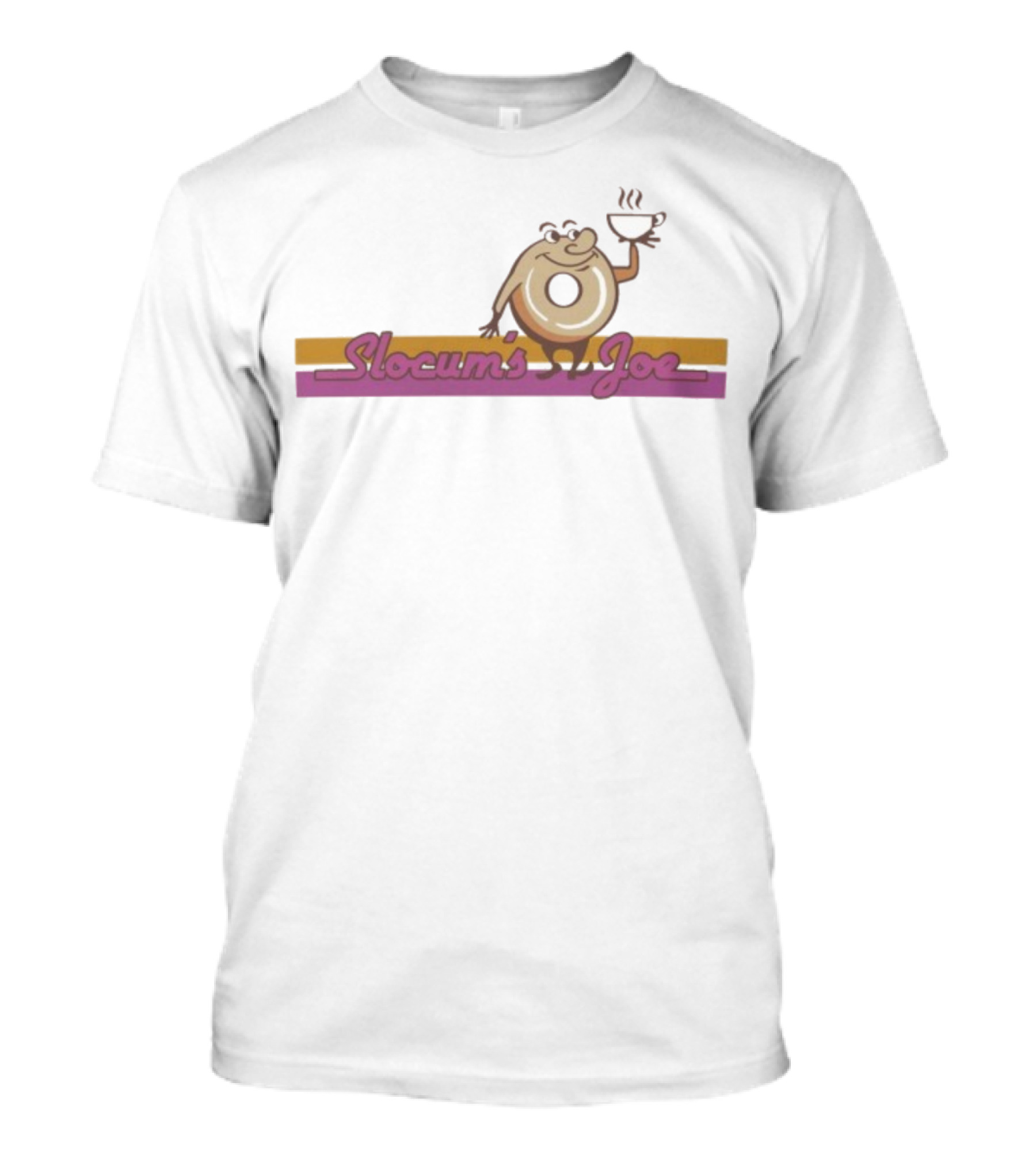 Fallout Slocum’s Joe Coffee Donut Character Graphic T-Shirt