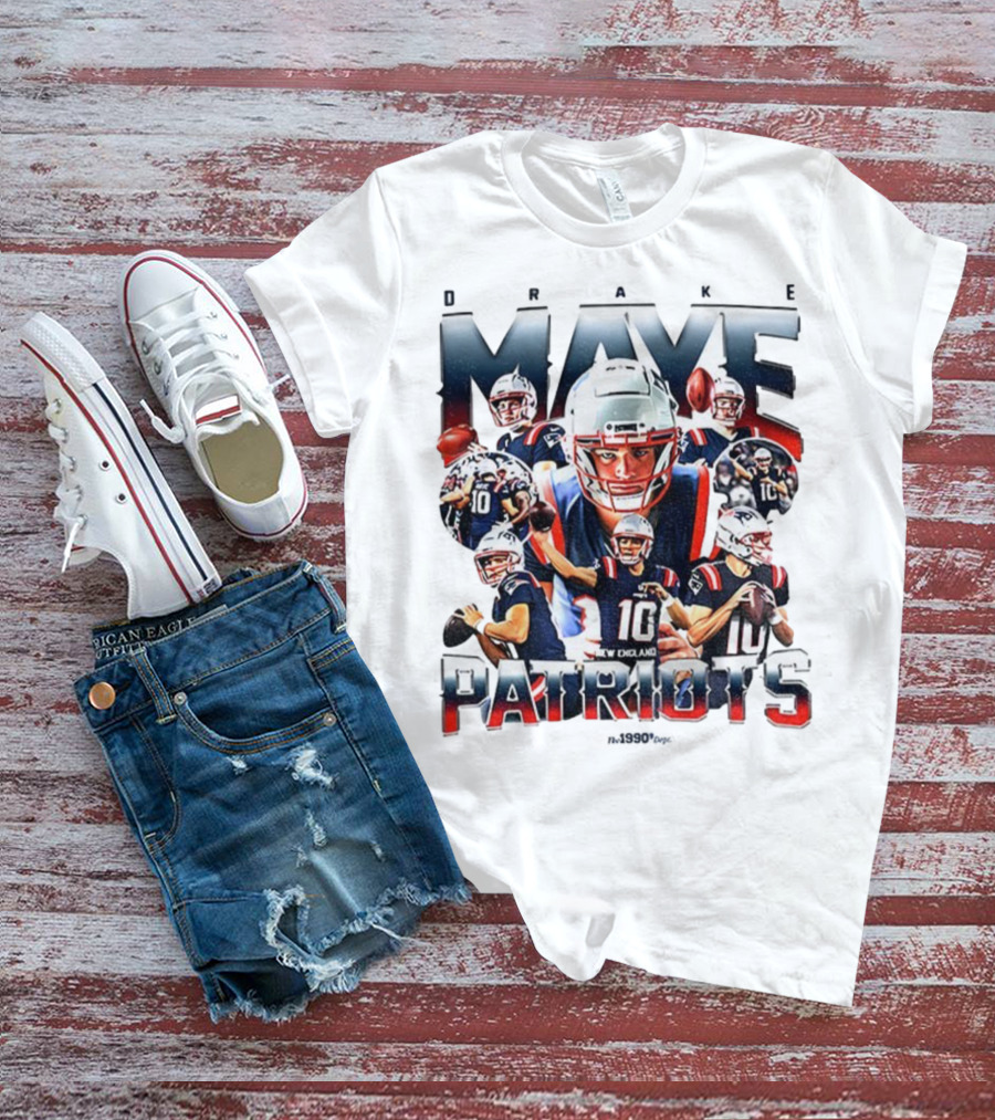 Drake Maye New England Patriots NFL Super Bowl 2025 T-Shirt