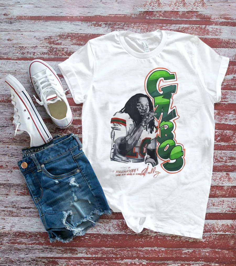 Malachi Toney Gabos Miami Hurricanes Malihassee Signature T-Shirt