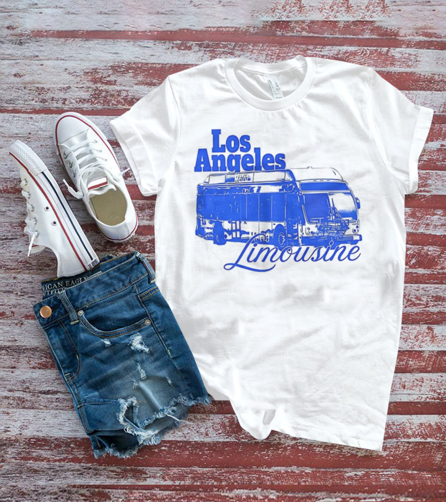 Los Angeles Limousine Retro Bus Experience T-Shirt