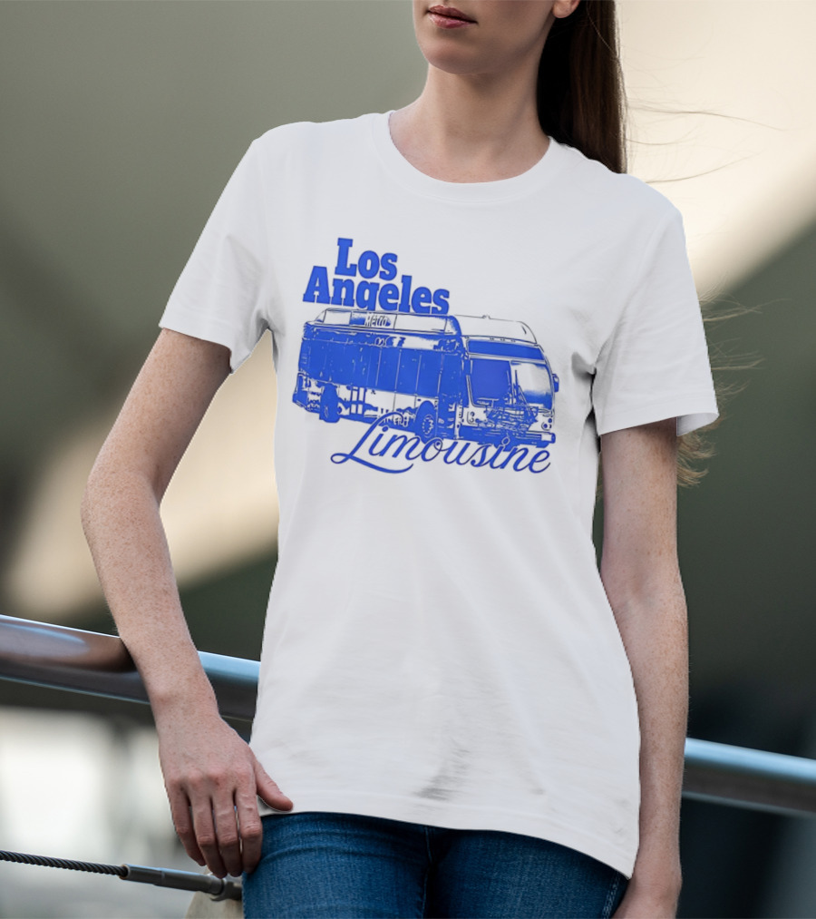 Los Angeles Limousine Retro Bus Experience T-Shirt
