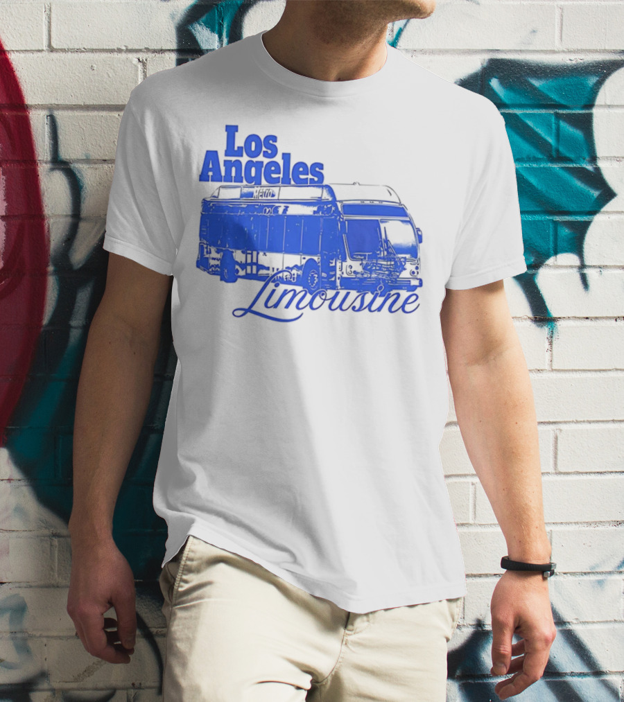 Los Angeles Limousine Retro Bus Experience T-Shirt