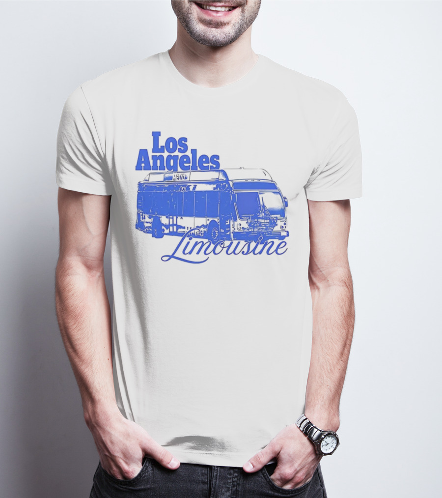 Los Angeles Limousine Retro Bus Experience T-Shirt