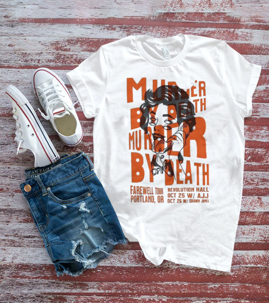 Murder By Death Farewell Tour Portland Revolution Hall Oct 23 24 2025 T-Shirt