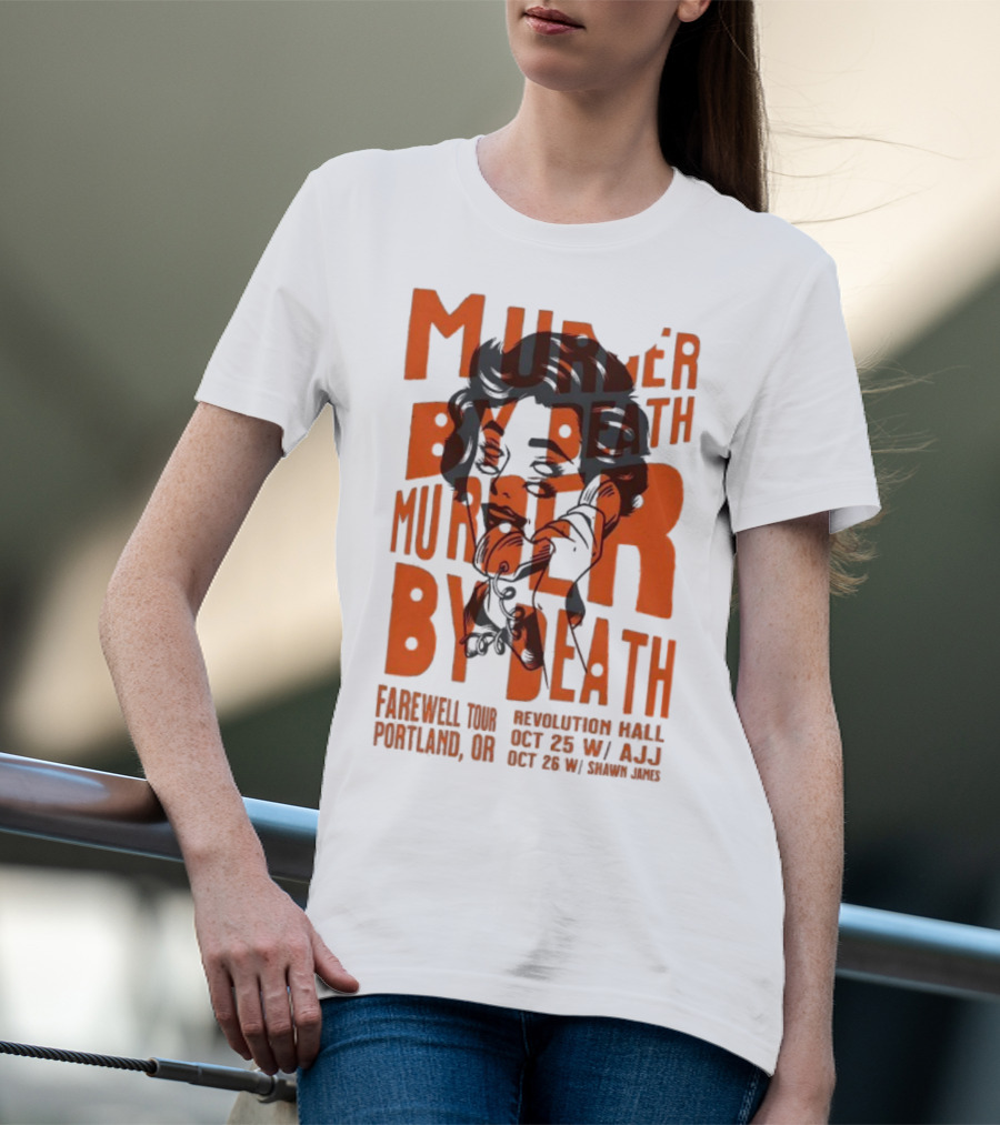 Murder By Death Farewell Tour Portland Revolution Hall Oct 23 24 2025 T-Shirt