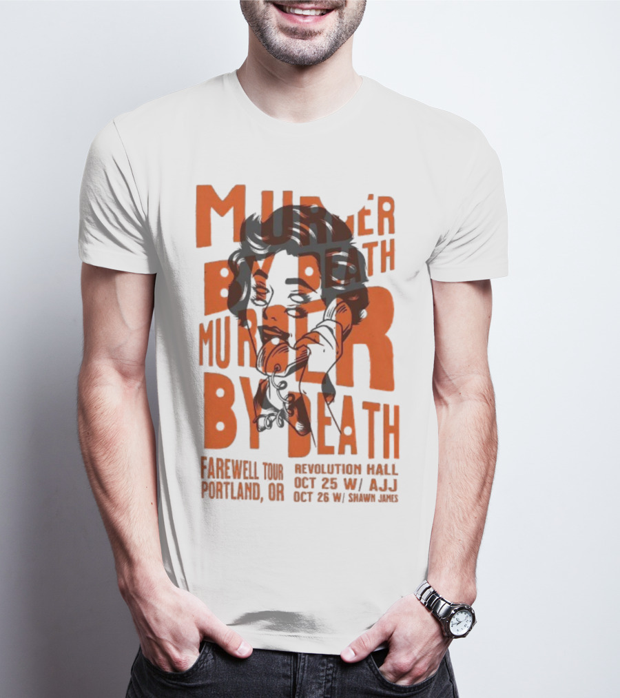Murder By Death Farewell Tour Portland Revolution Hall Oct 23 24 2025 T-Shirt