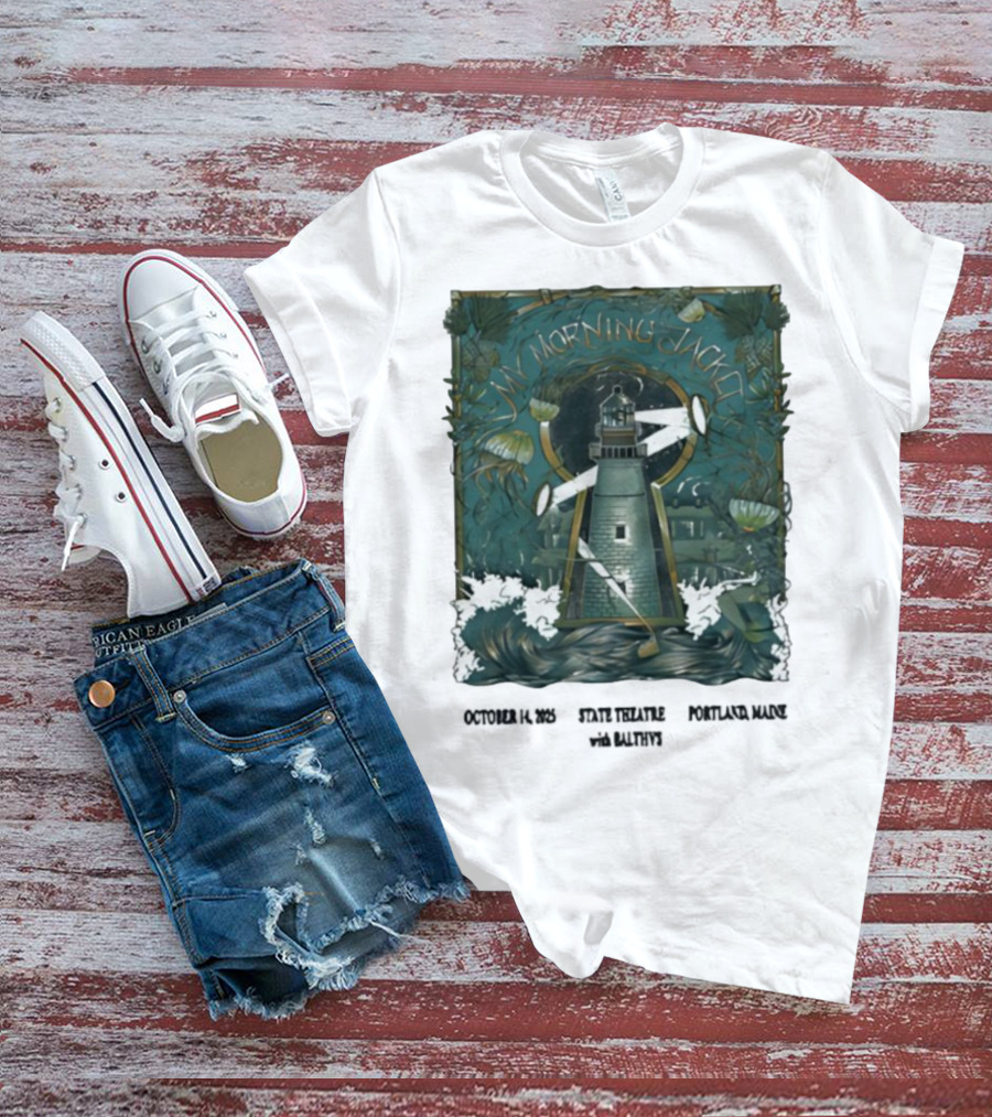 My Morning Jacket Lighthouse Portland ME October 2025 T-Shirt