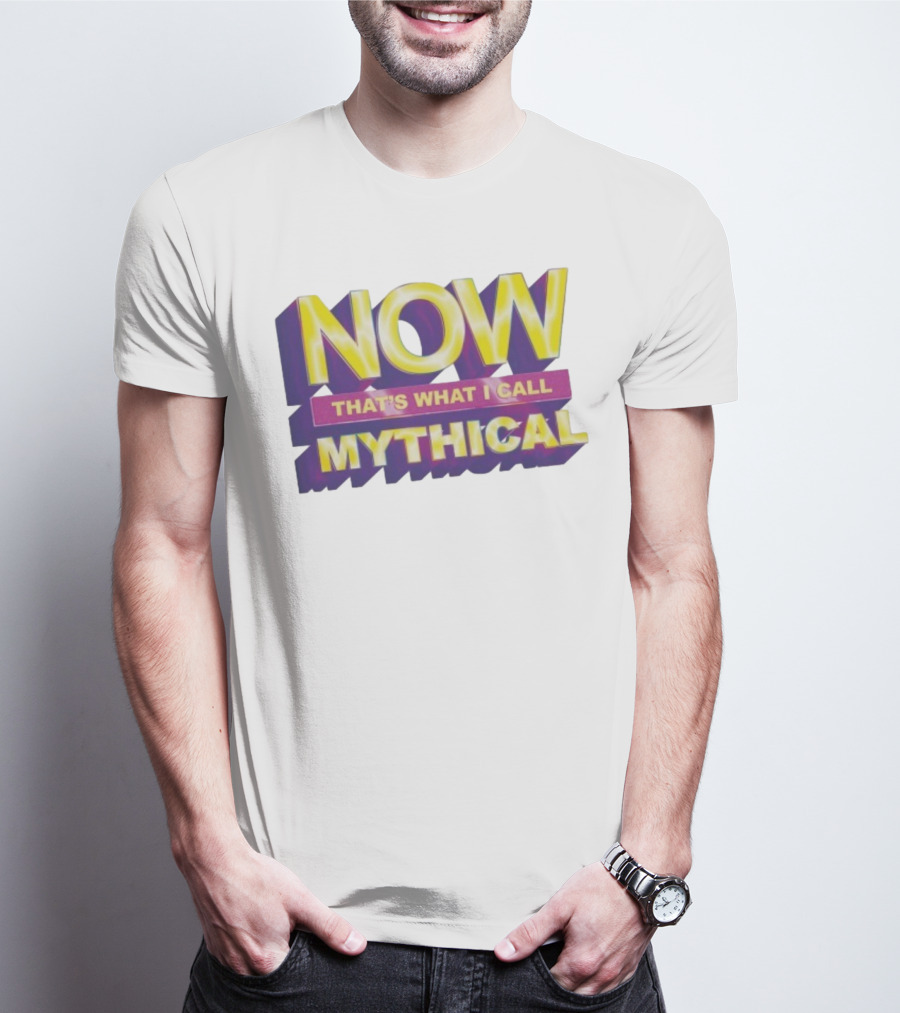 NOW That’s What I Call Mythical Retro 3D Text Style T-Shirt