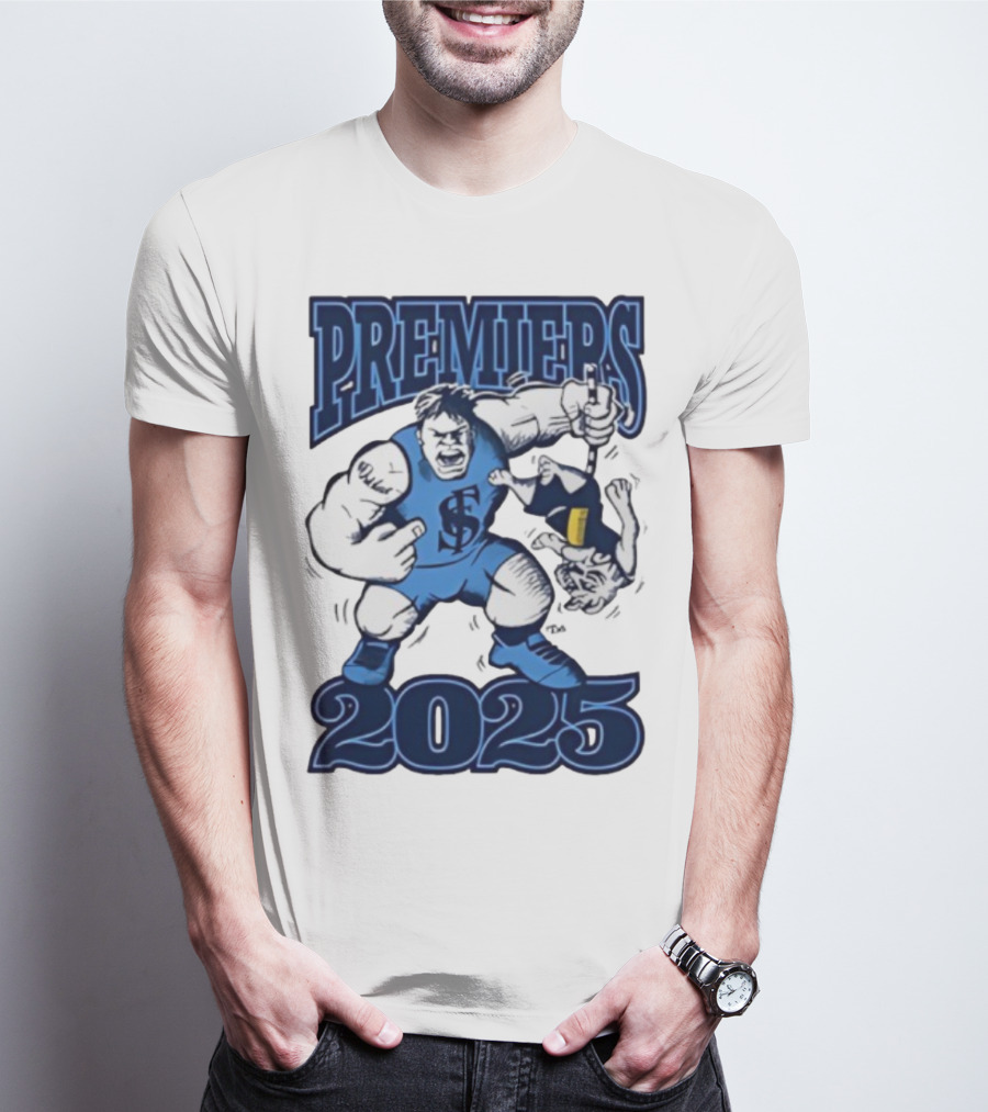 Sturt Football Club Premiers 2025 Mascot Victory Image T-Shirt