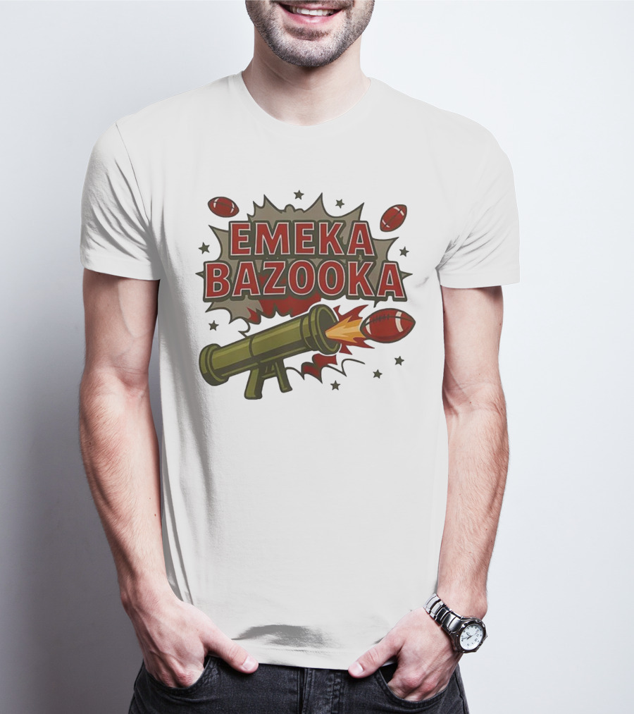 Tampa Bay Buccaneers Emeka Bazooka Football Blast T-Shirt
