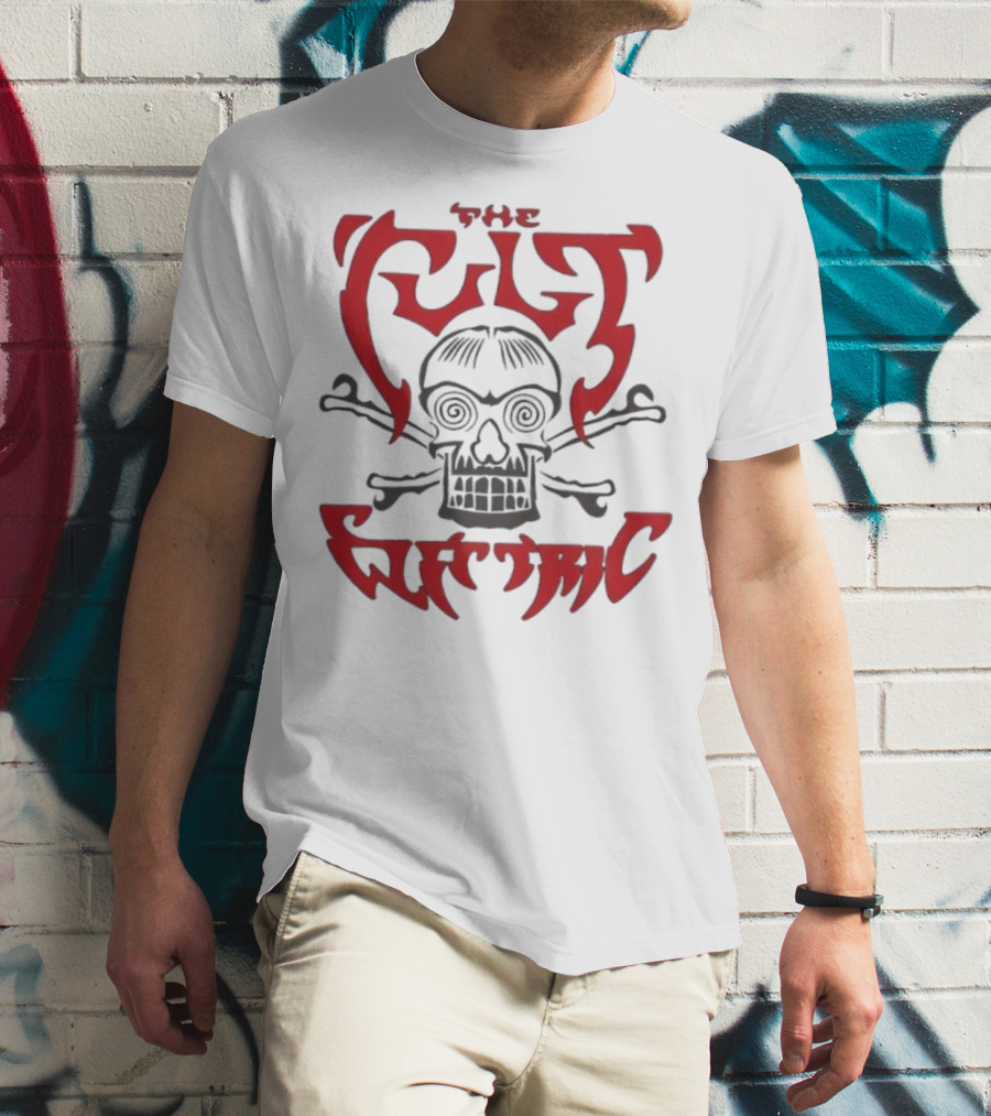 The Cult Electric Skull Vintage Graphic T-Shirt