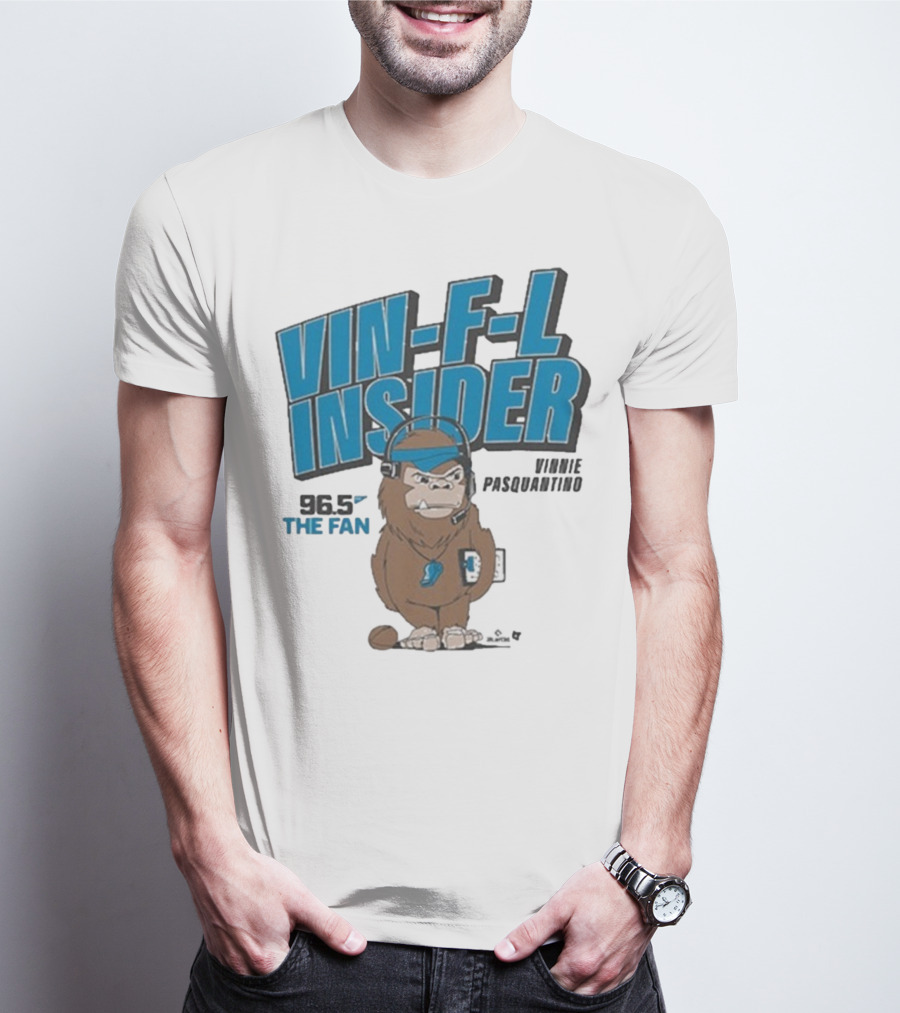 Vin-F-L Insider Vinnie Pasquantino 96.5 The Fan T-Shirt