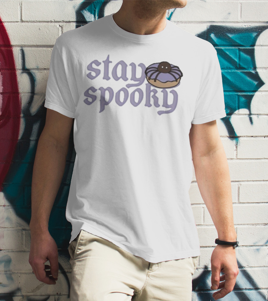 Stay Spooky Dunkin’ Donuts Halloween Donut Design T-Shirt