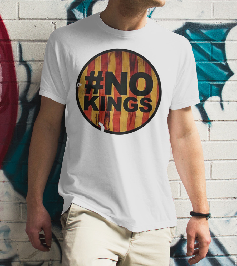 #NO KINGS American Flag Vintage T-Shirt