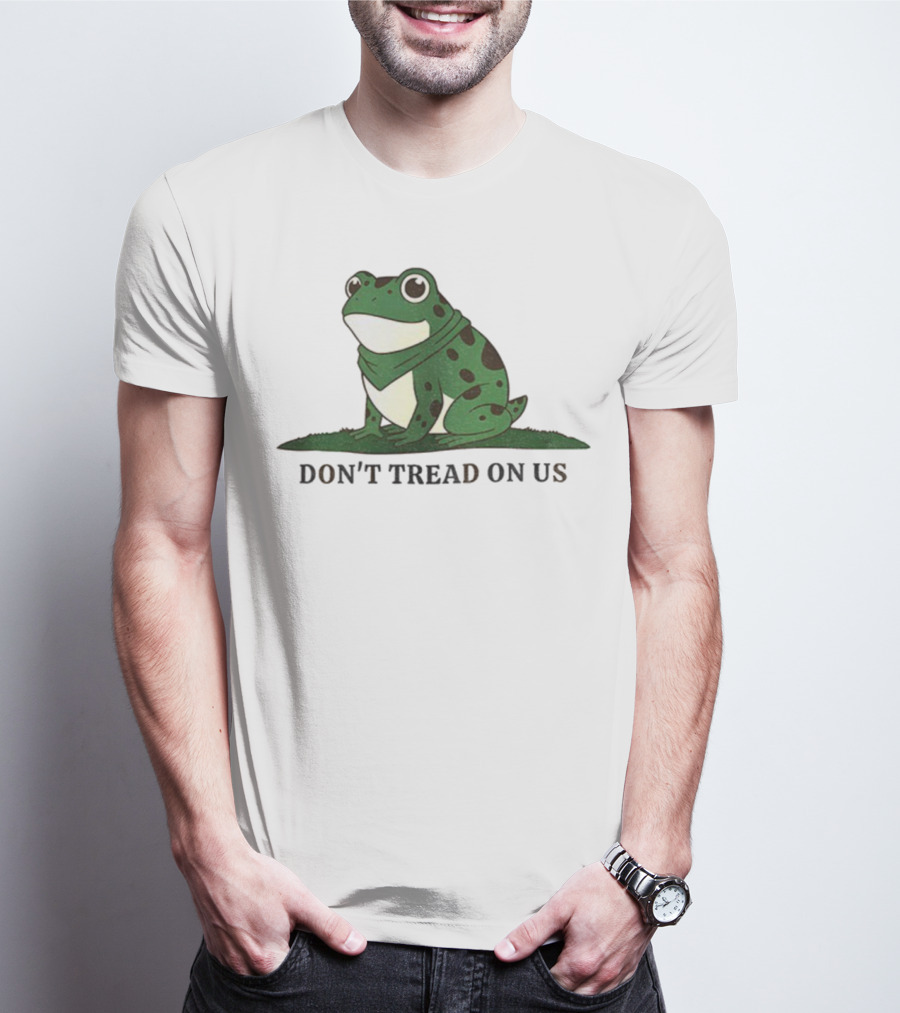 Portland Frog Don't Tread On Us 2025 Political Movement Symbol T-Shirt