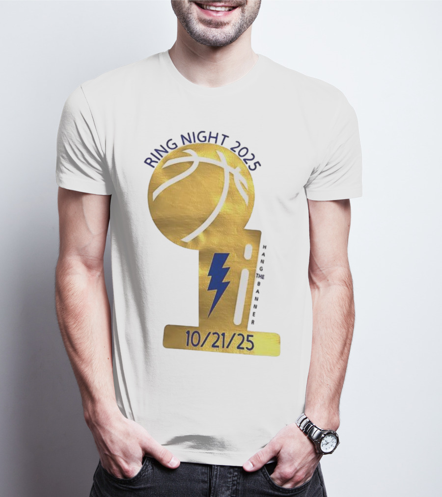 Ring Night 2025 Hang The Banner 10/21/25 Championship Celebration T-Shirt