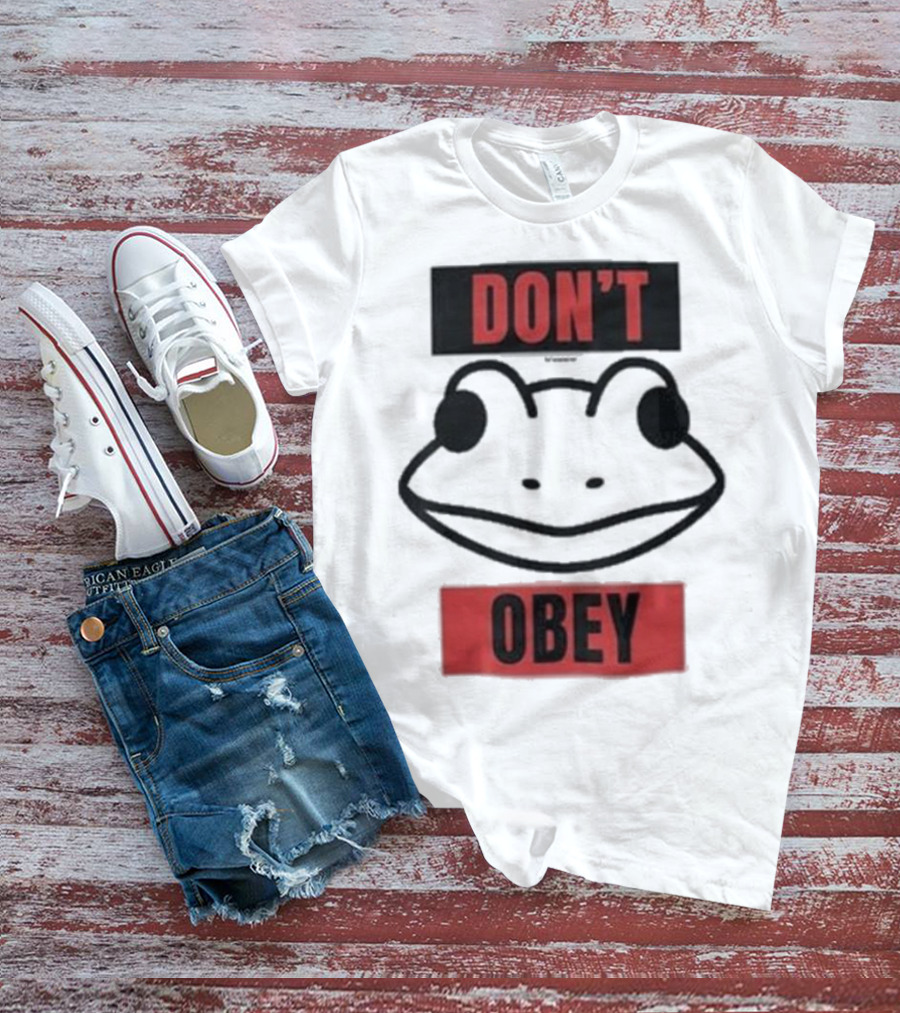 Don’t Obey Frog Resistance Portland T-Shirt