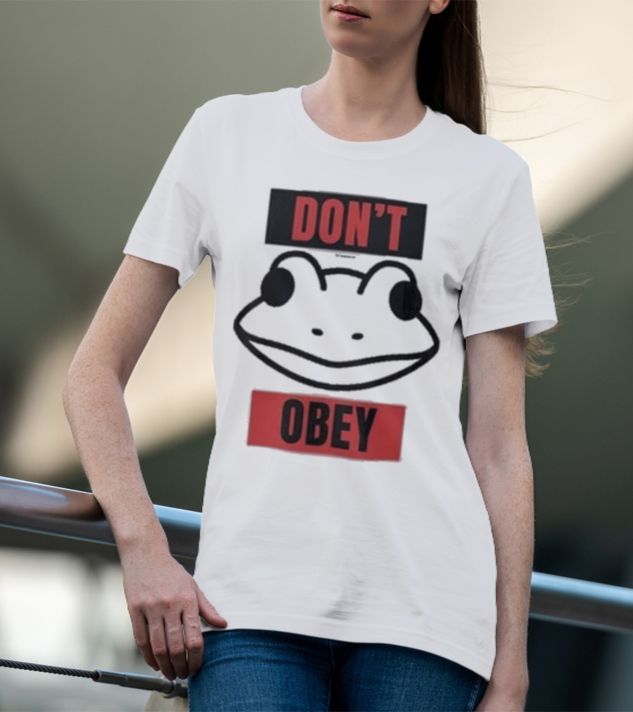 Don’t Obey Frog Resistance Portland T-Shirt
