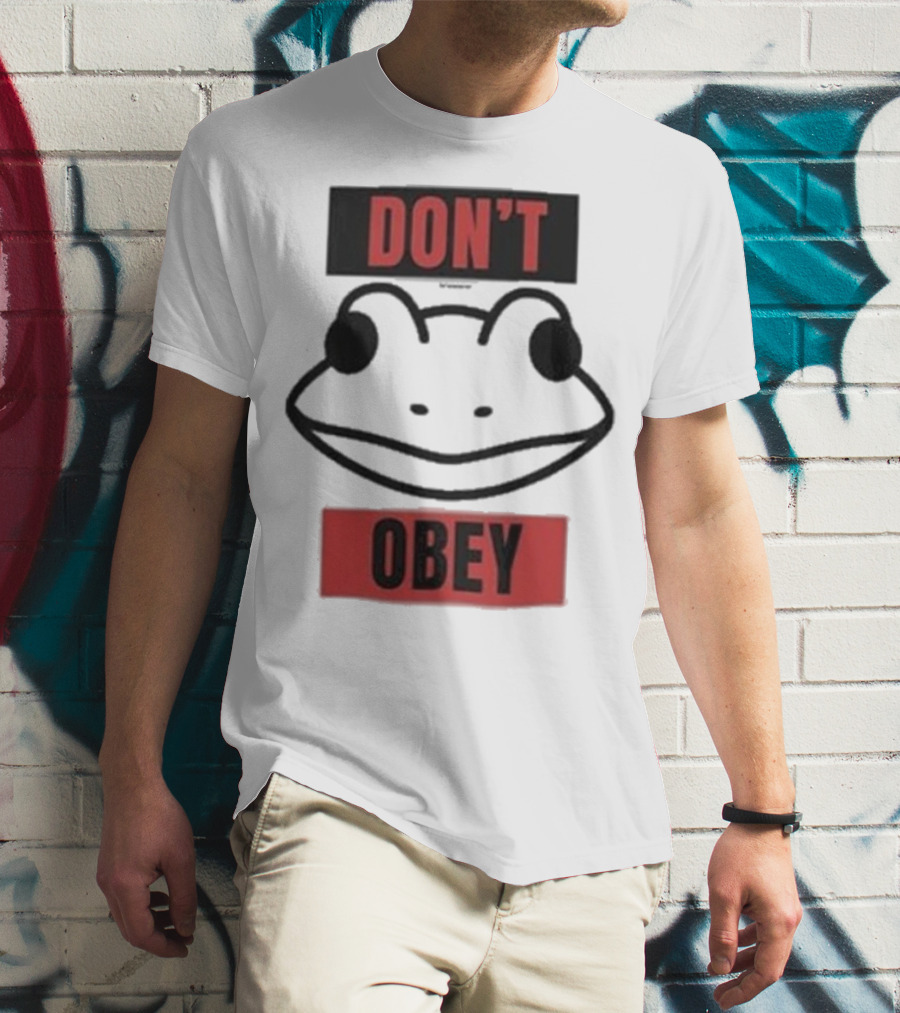 Don’t Obey Frog Resistance Portland T-Shirt