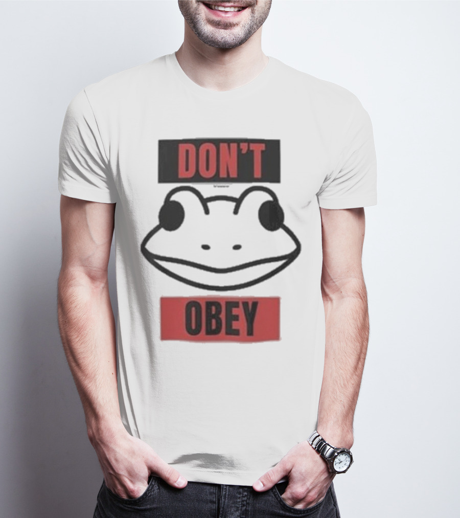 Don’t Obey Frog Resistance Portland T-Shirt