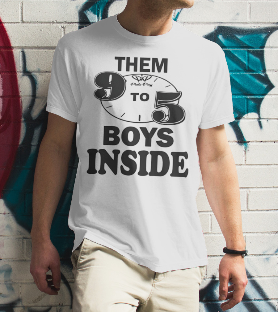 Them 9 To 5 Boys Inside Face T-Shirt