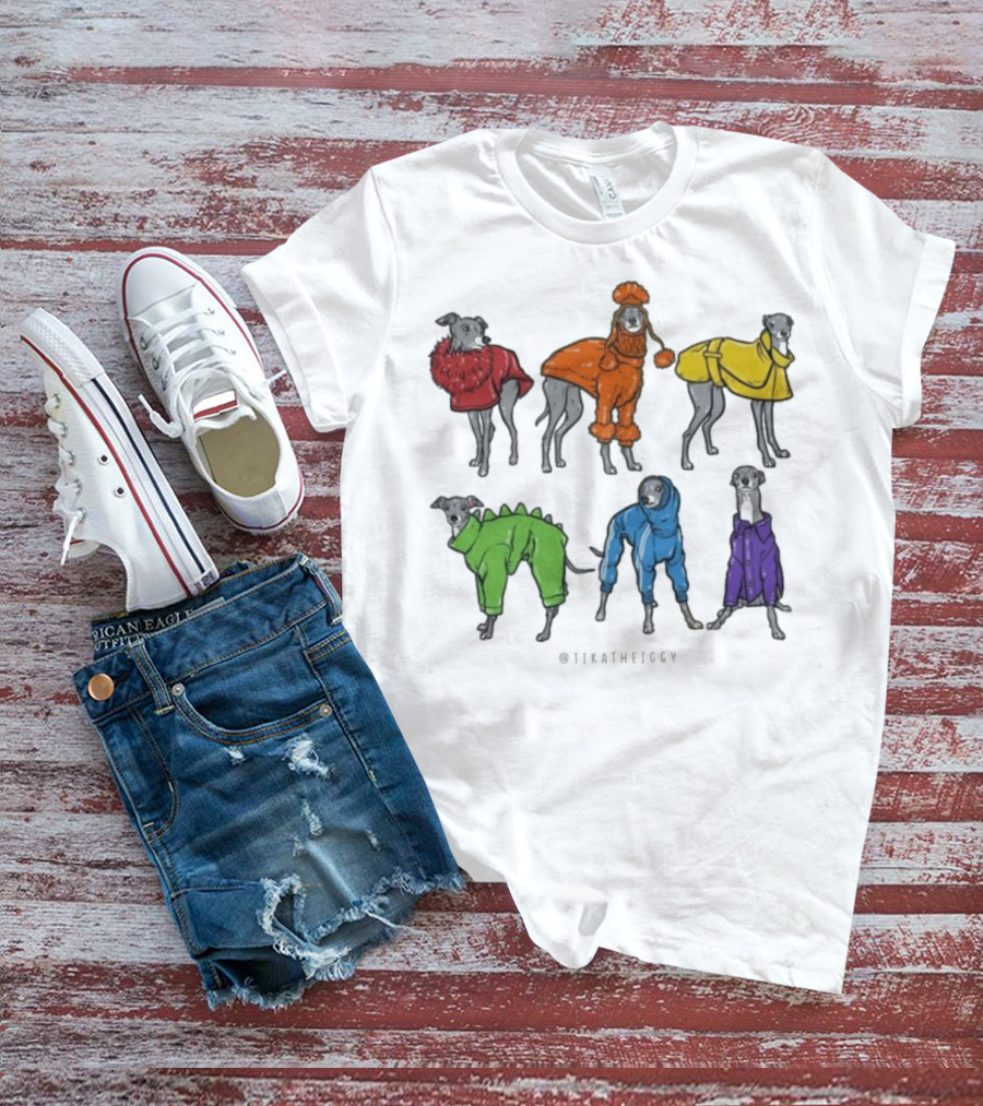 Tika The Iggy In Colorful Cozy Outfits T-Shirt