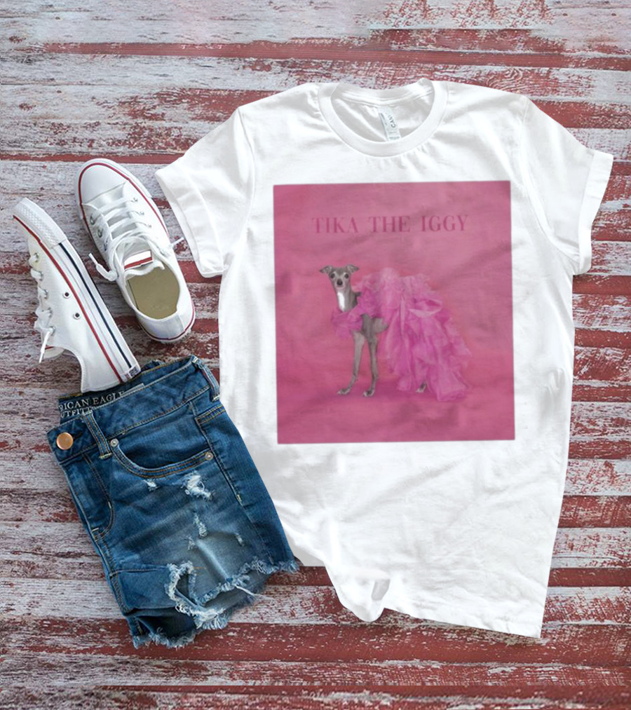 Tika The Iggy Pink Ruffle Fashion Tour T-Shirt