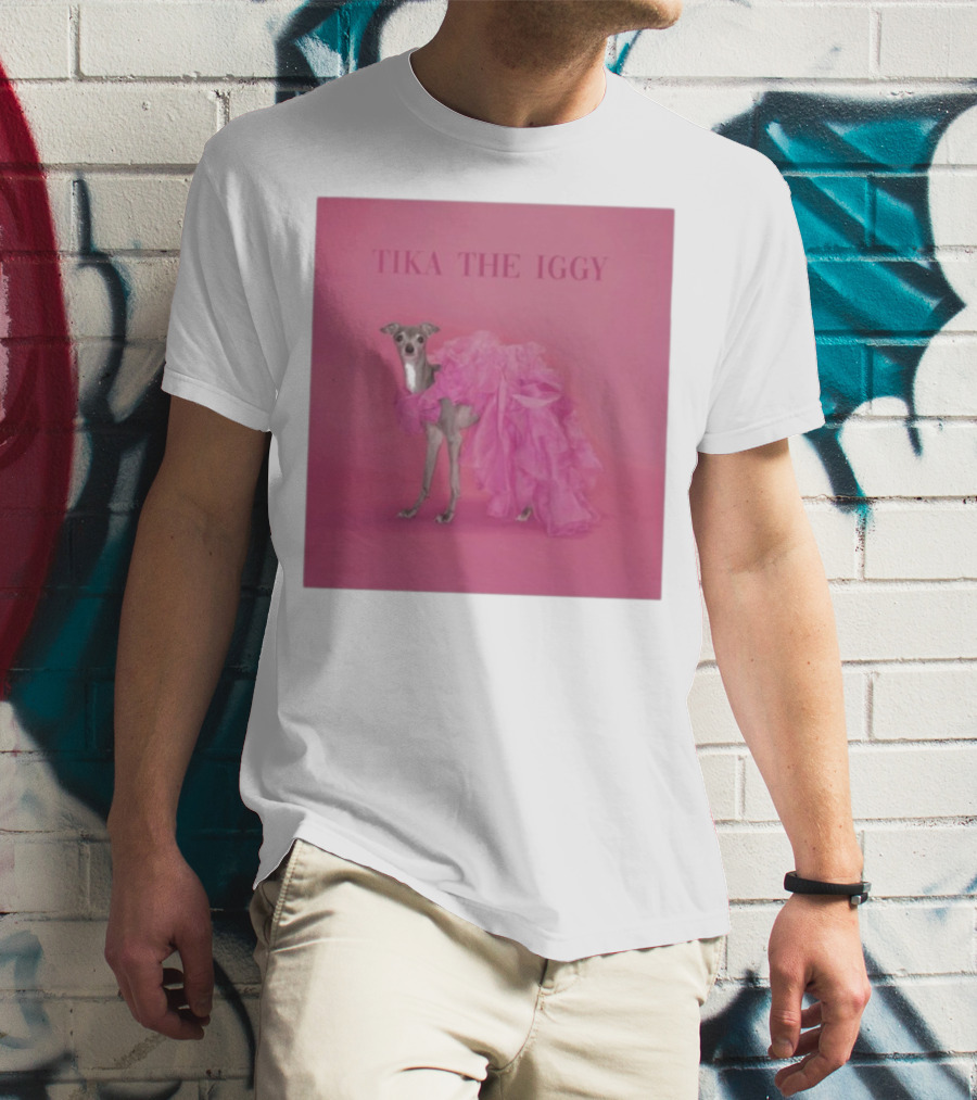 Tika The Iggy Pink Ruffle Fashion Tour T-Shirt