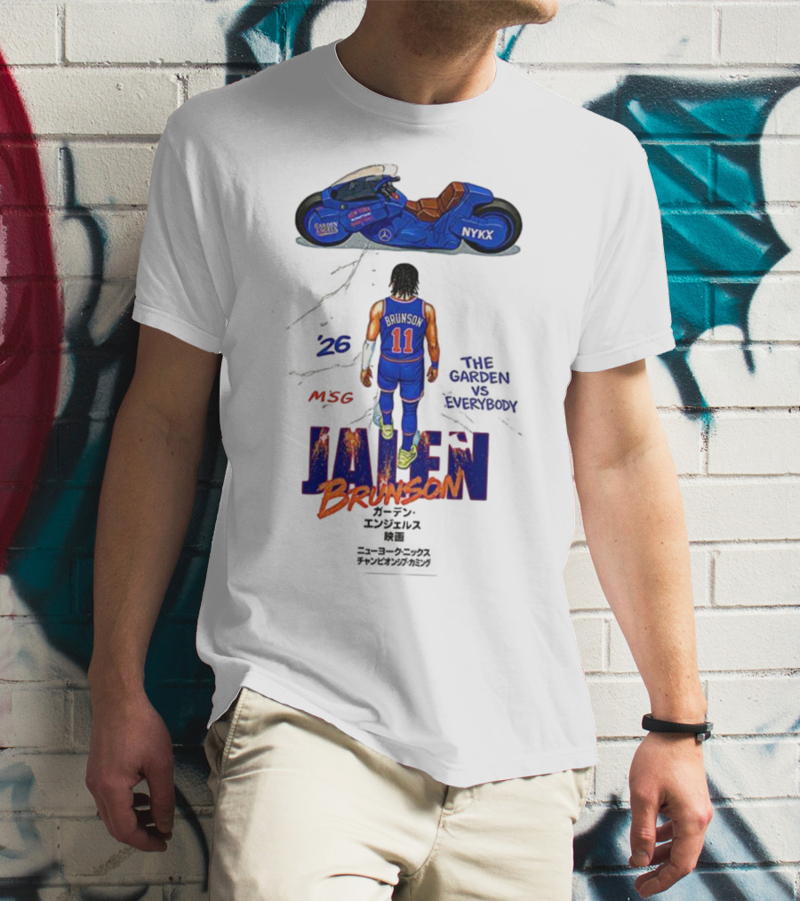AKIRA Jalen Brunson MSG The Garden Vs Everybody NYKX 11 26 T-Shirt