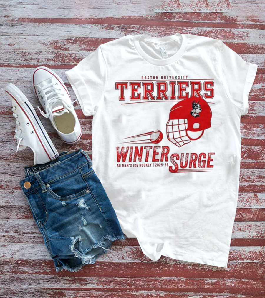 Boston Terriers Hockey Winter Surge 2009-2010 T-Shirt