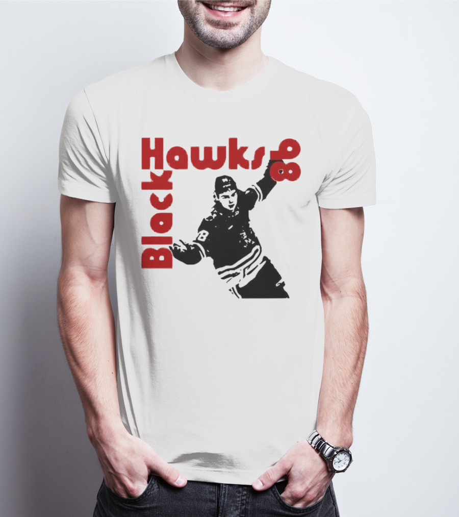 Chicago Blackhawks 98 NHL Hockey Player Celebration T-Shirt