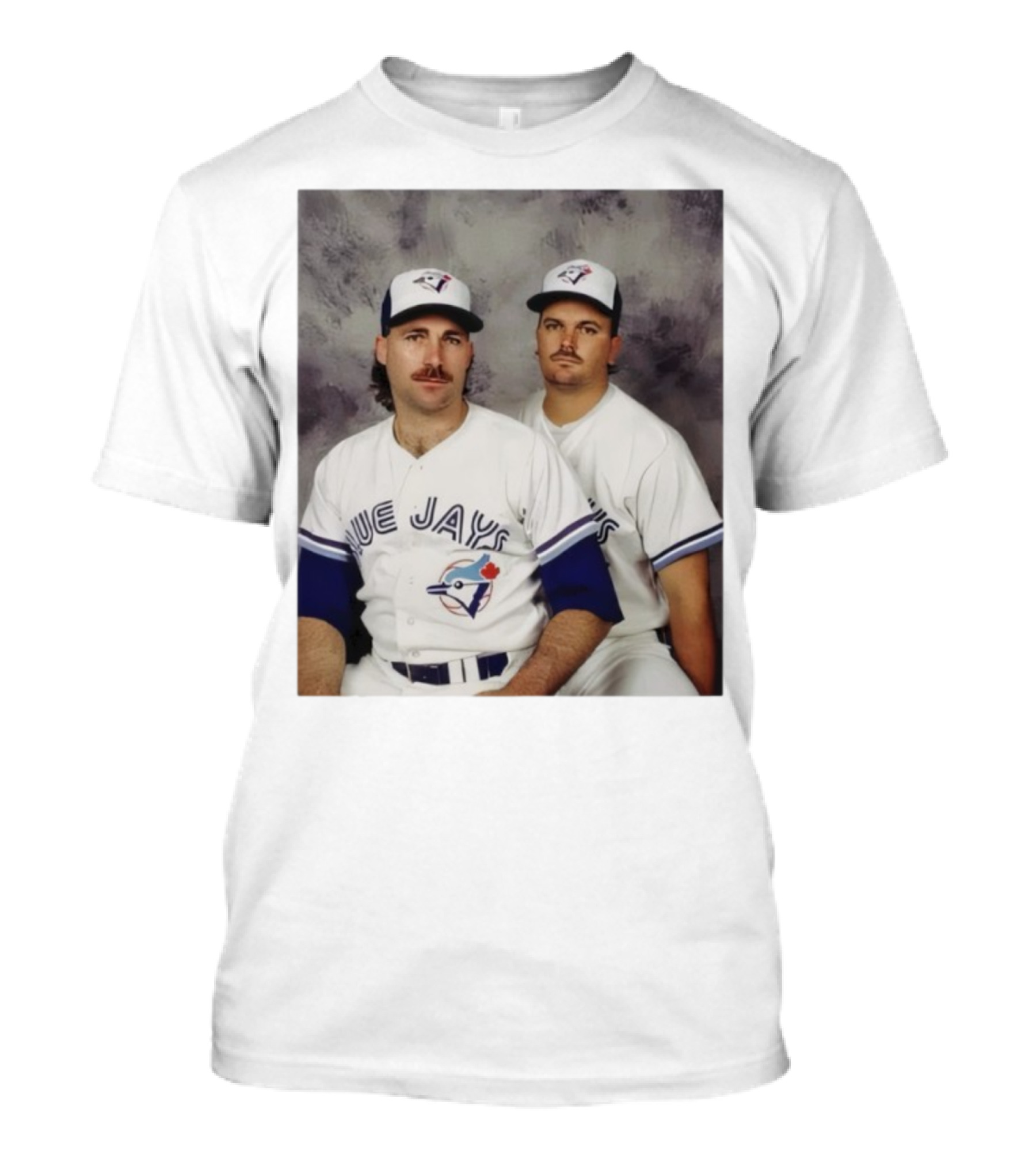 Retro Toronto Blue Jays Baseball Pitchers Dave Stieb David Wells Vintage Team Uniforms T-Shirt