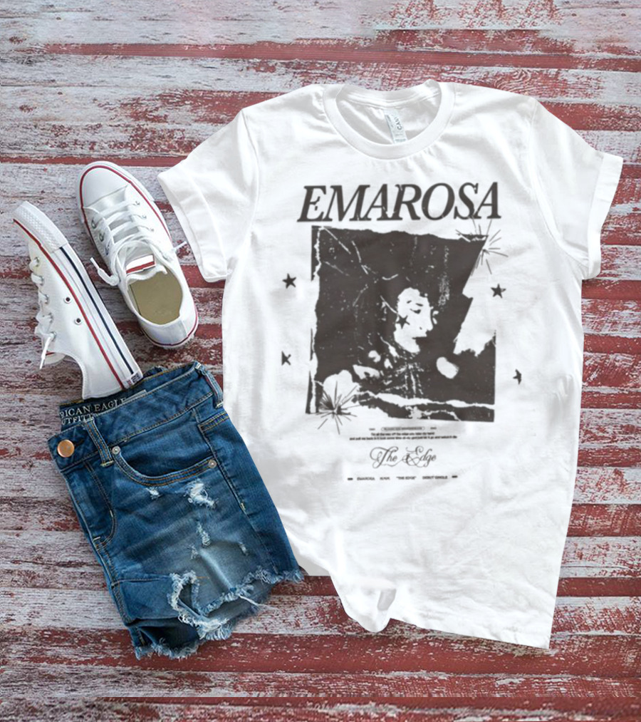 Emarosa The Edge Stars And Map Vintage Style T-Shirt