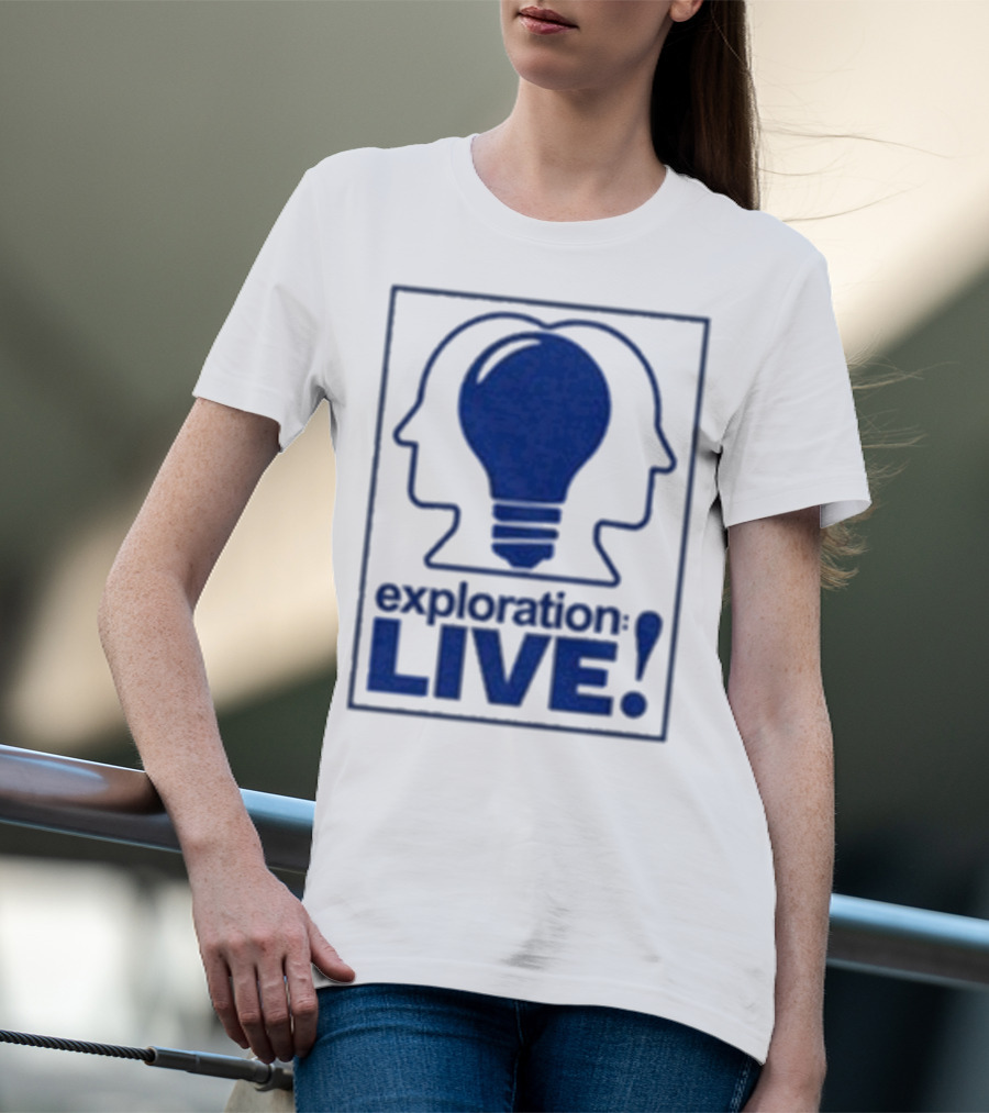 Exploration Live Heads With Lightbulb Icon T-Shirt