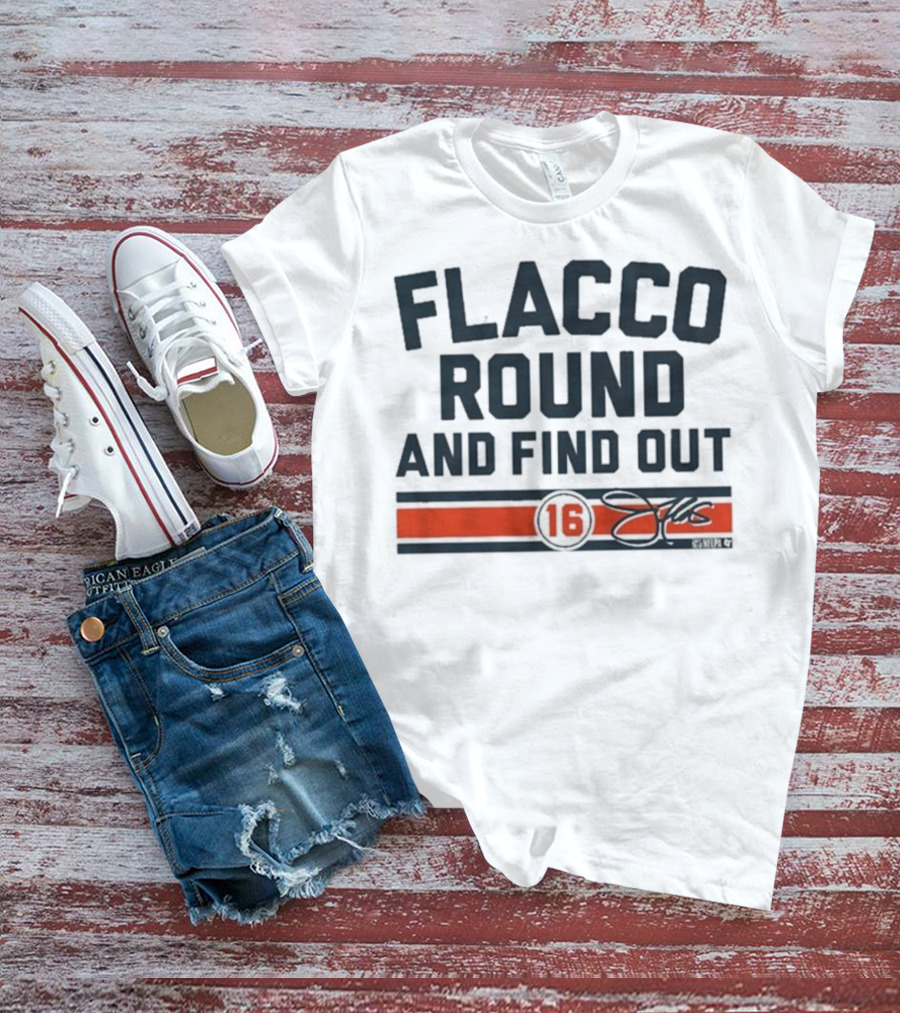 Flacco Round And Find Out 16 NFLPA Cincinnati Bengals T-Shirt