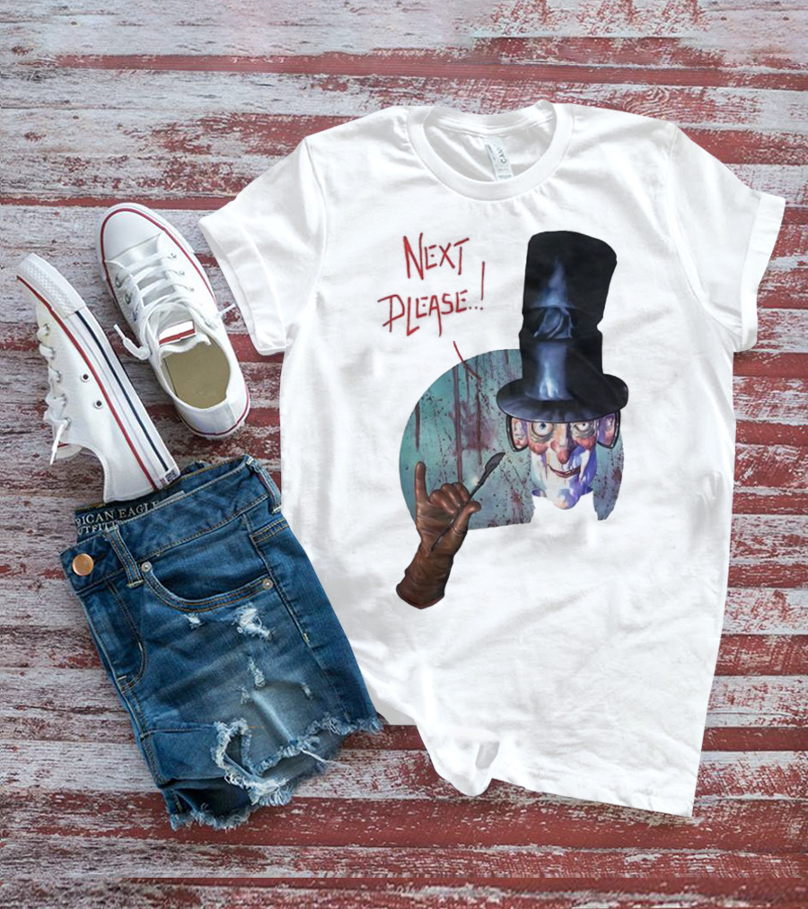 John Bolton1989 Next Please Horror Graffiti Halloween T-Shirt