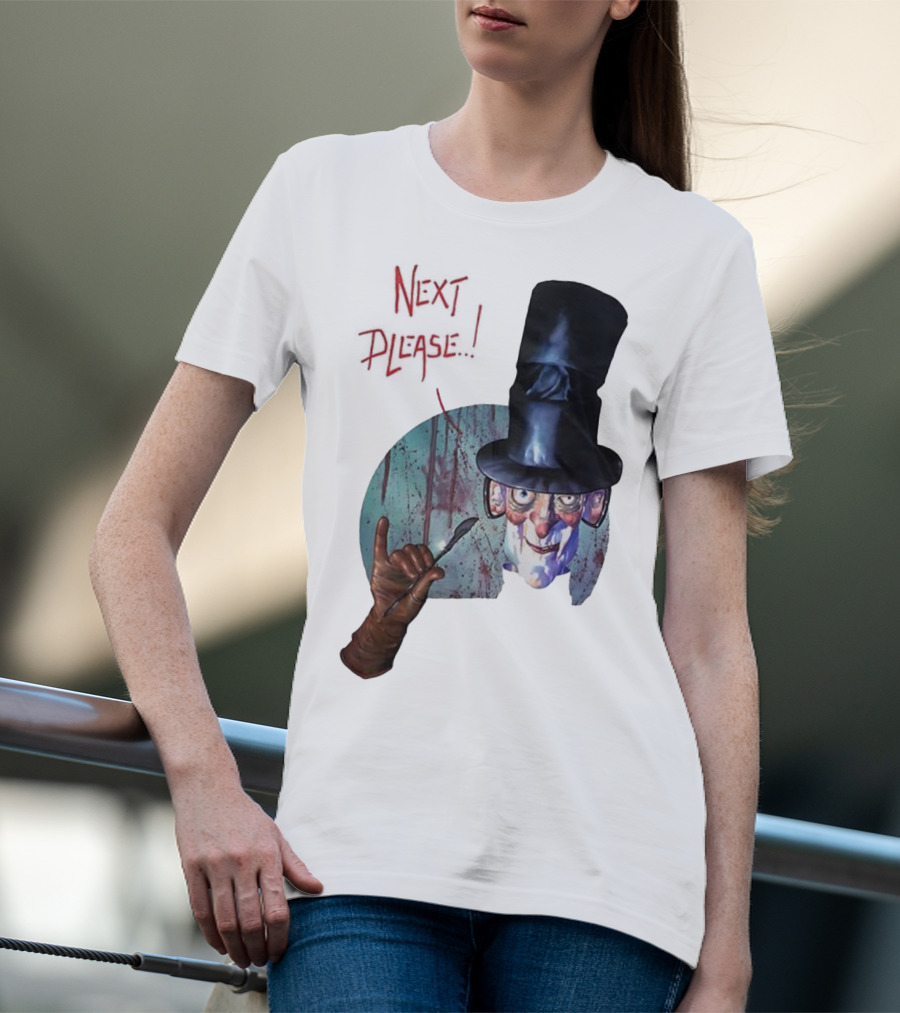 John Bolton1989 Next Please Horror Graffiti Halloween T-Shirt