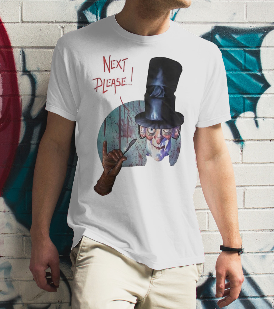 John Bolton1989 Next Please Horror Graffiti Halloween T-Shirt