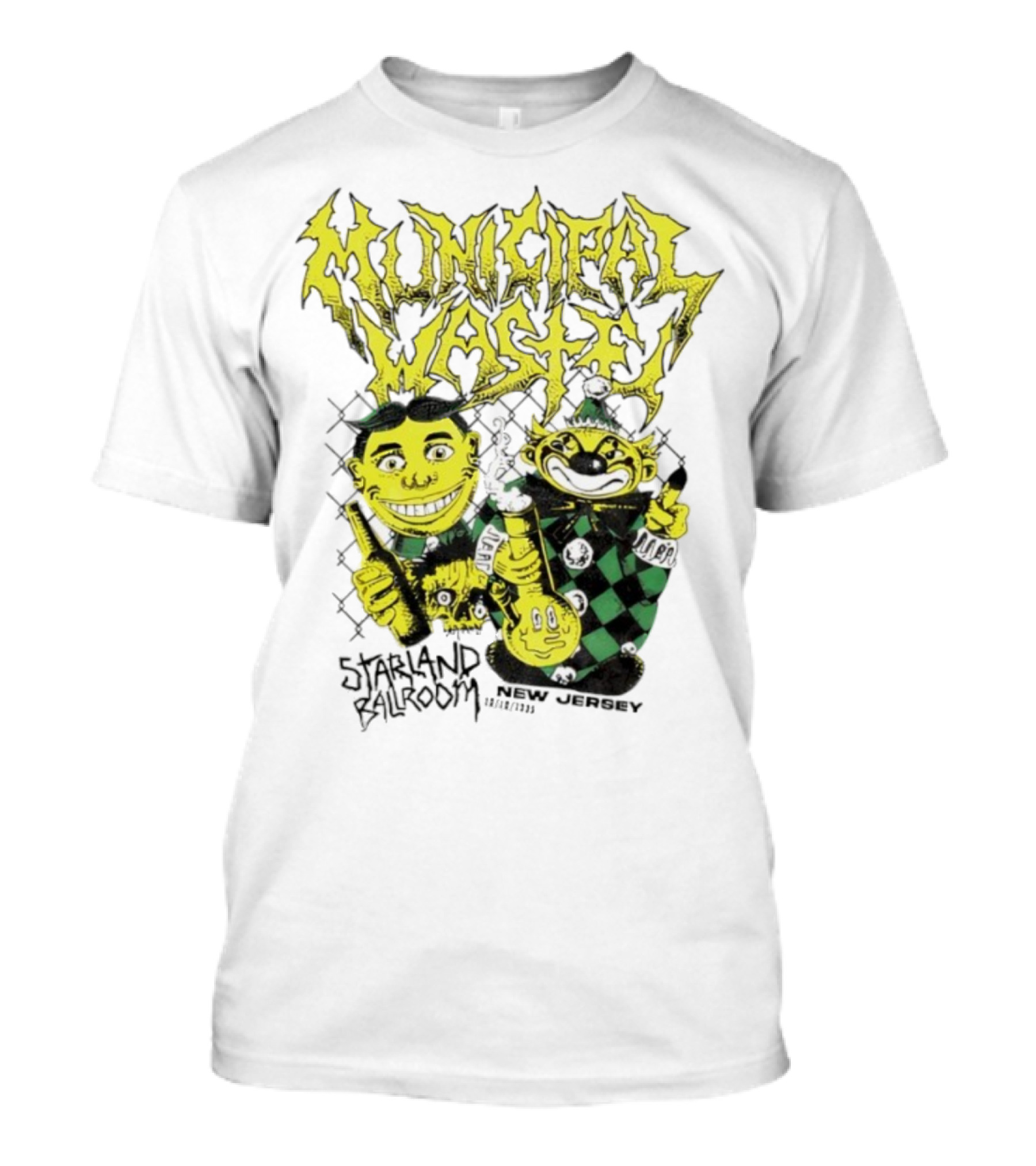 Municipal Waste Toxic Characters New Jersey Event 2023 T-Shirt