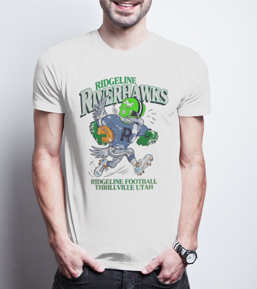 Ridgeline Riverhawks Football Thrillville Utah T-Shirt