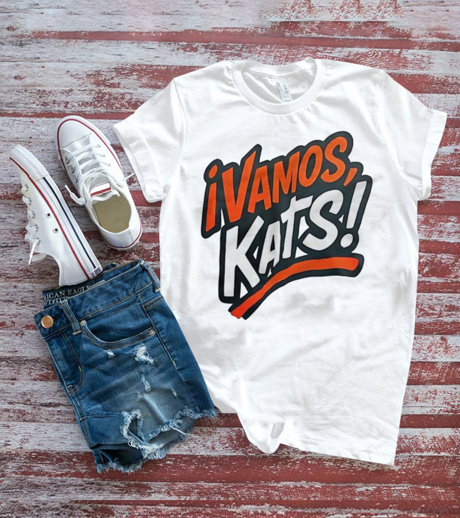 Sam Houston Bearkats Vamos Kats Football Enthusiasts Gear T-Shirt