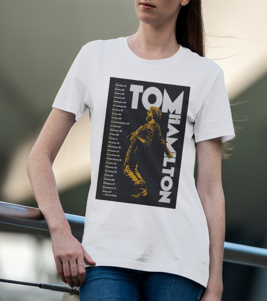 Tom Hamilton Jr Tour 2025 Nashville Atlanta Chicago Brooklyn Dates T-Shirt