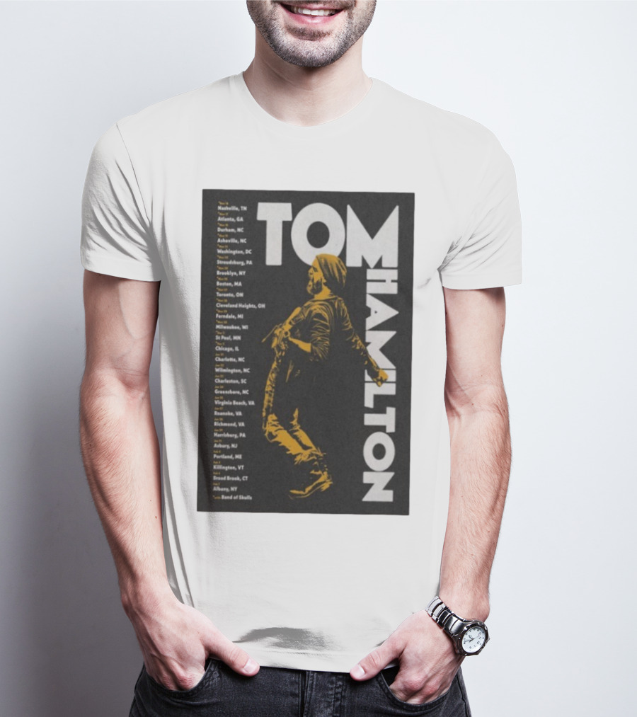 Tom Hamilton Jr Tour 2025 Nashville Atlanta Chicago Brooklyn Dates T-Shirt