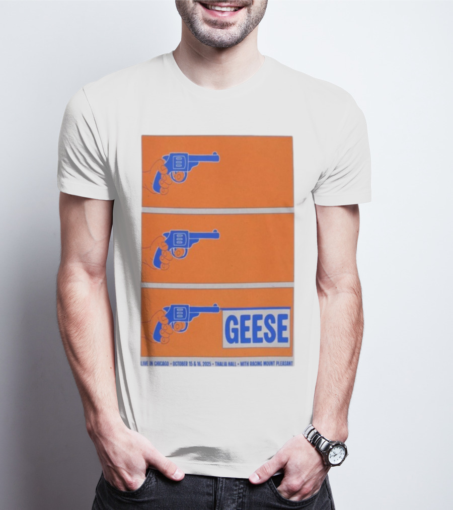 GEESE Live In Chicago Thalia Hall October 15 16 2025 Racing Mount Pleasant T-Shirt
