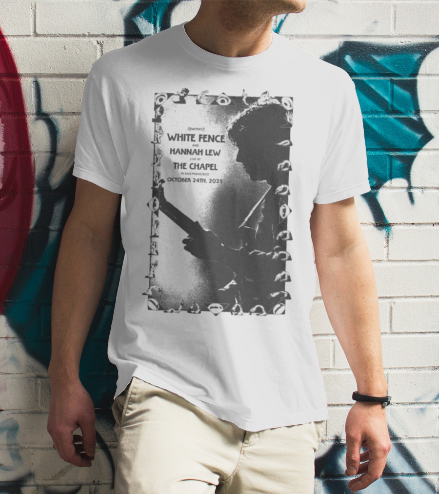 White Fence And Hannah Lew Live At The Chapel San Francisco October 24th 2025 T-Shirt